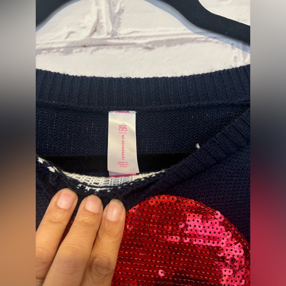 No Boundaries Blue Santa Ugly Christmas Sweater Size XL - Picture 5 of 5